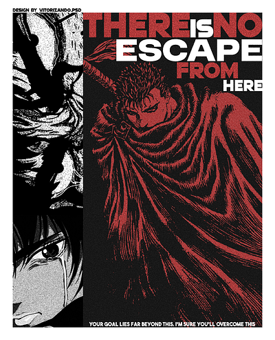 Berserk Poster anime berserk design graphic design manga poster