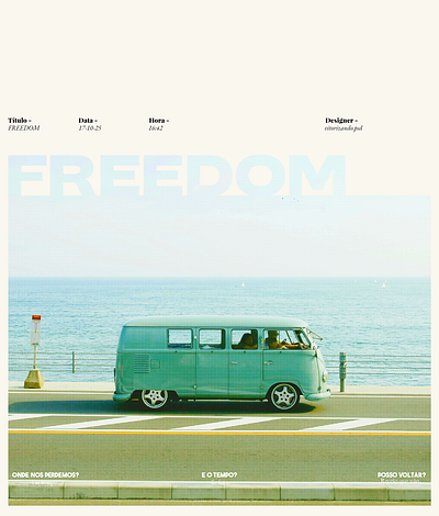 Freedom creativeposter design graphic design magazine minimalist minimalistposter modernposter poster posterdesign