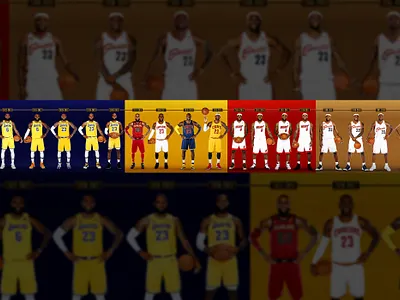 NBA Season 23 - LeBron James adobe adobe photoshop basketball creative design graphic design lebron james nba photoshop social media