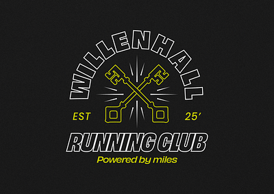 Willenhall Running Club T-Shirt Idea 1 badge branding design exercise graphic design identity illustration lockup logo logo design run runner running club t shirt typography
