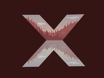 X illustration vector villigan