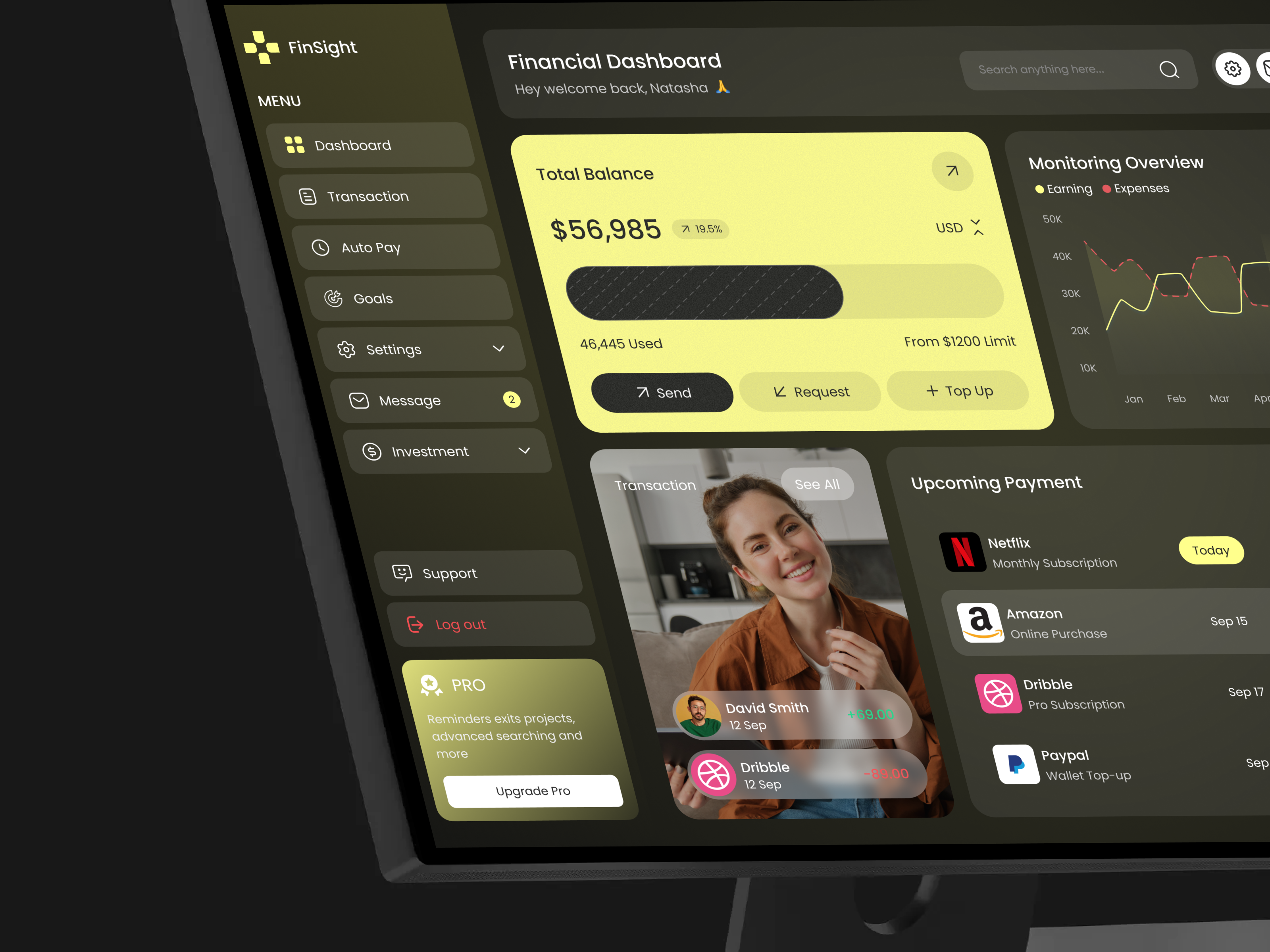 Finance dashboard design banking dashboard creativedashboard dashboard app finance uiux financial finsight fintech dashboard fintech ui ux fintechstartup product design saas dashboard