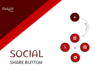 Social Share dailyui figma ui