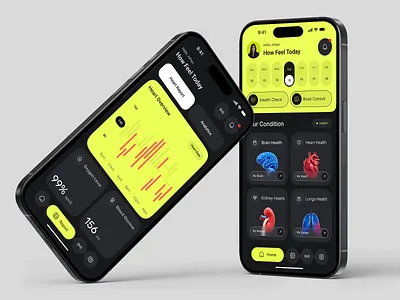 Medical mobile app analytics android app designer doctor app health app health tracker healthcare healthcare app heartly hospital iso medical app minimalist mobile app mobile app screens mobile app ui modern app ui modern ui screen uxui design wellness app