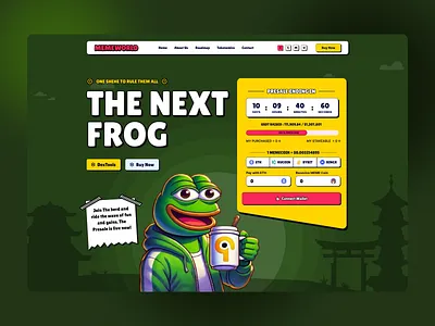 Memeworld- Memecoin landing page meme website memetoken memeworld nft pape coin pape coin token pape token website pepe coin website