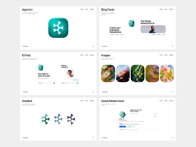 Visual Identity for an AI Agent Builder ai ai logo aiux appicondesign brand book branddesign branding creativedirection design echo ai enterpriseai futureofwork identity logo logodesign modern logo productdesign typography visual identity visualidentity