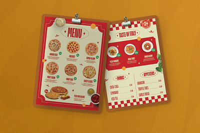 Vintage Pizza - Restaurant Menu side