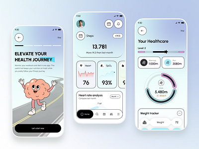 Healthcare Mobile App admin dashboard app design app interface app screen health app health website healthcare healthcare app healthcare design healthcare mobile app ios app medical app mobile app mobile app design mobile ui telehealth app user experience weight loss app