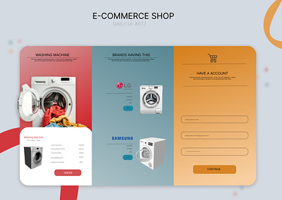 E-Commerce Shop dailyui graphic design shop ui