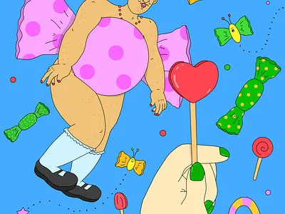 candy branding character design graphic design icon illustration vector