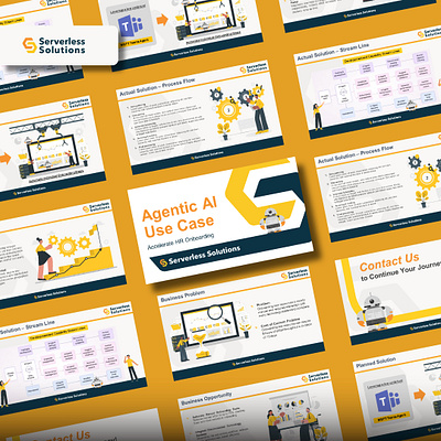 Redesign Presentation Design for Serverless Solutions branding business graphic design