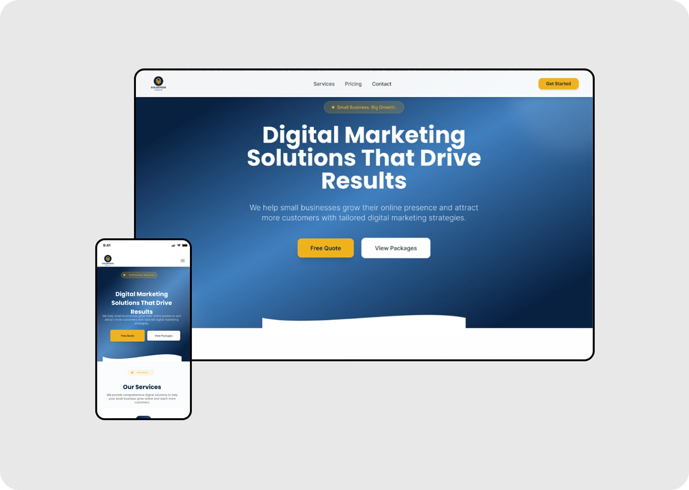 Landing Page Design by Muhammad Aun on Dribbble