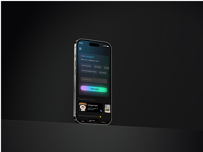 Wizad.ai - AI Poster Generator App Redesign ai ai powred figma mobile ui ui wizad ai
