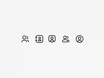 User & Account icons account design icon icondesign iconography iconpack icons iconset ui user