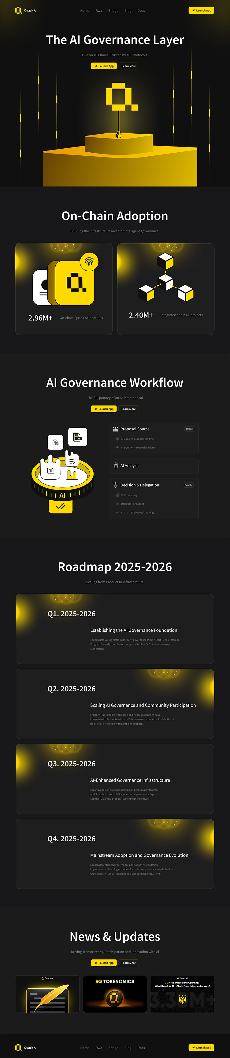 Quack AI – The Future of Decentralized AI Governance by Arafat UIX on  Dribbble