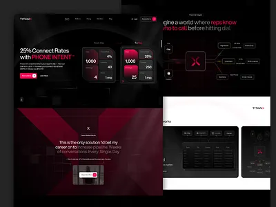TitanX - SAAS Website Design ai agent ai platform ai saas ai sales agent ai sales campaign ai sales enhancement ai technology ai tool ai website ai website design artificial intelligence campaigns landing page marketing website design saas website design sales sales engagement platform sales intelligence sales website design website design