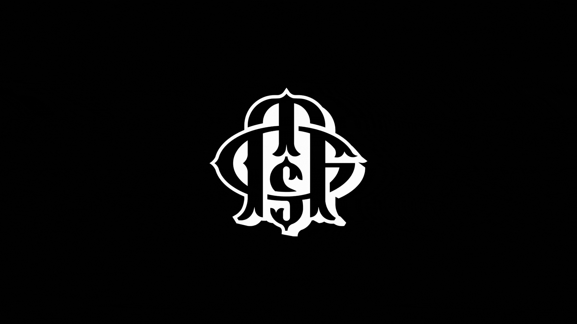 Example of Custom Monogram Logo Gothic