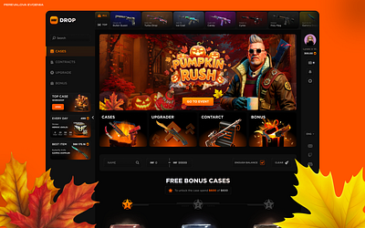 Open case website betting case casino counter strike cs2 design esport gambling game gaming open case ui ux