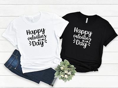 Happy Valentine’s Day SVG T-shirt Design graphic design happy valentines day logo motion graphics svg bundle svg design svg t shirt design t shirt design valentine svg bundle valentines day