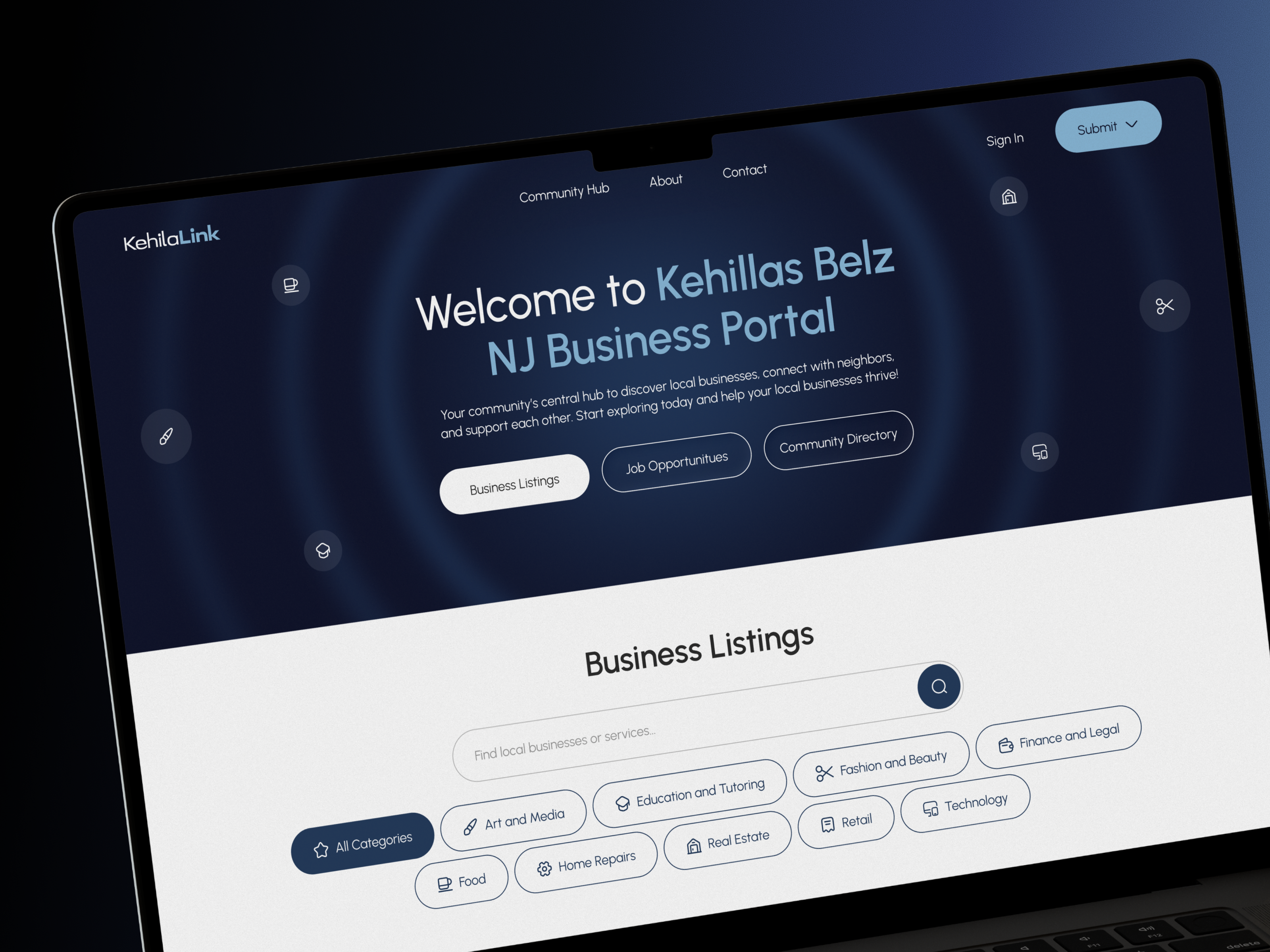Business Portal UI/UX Desig
