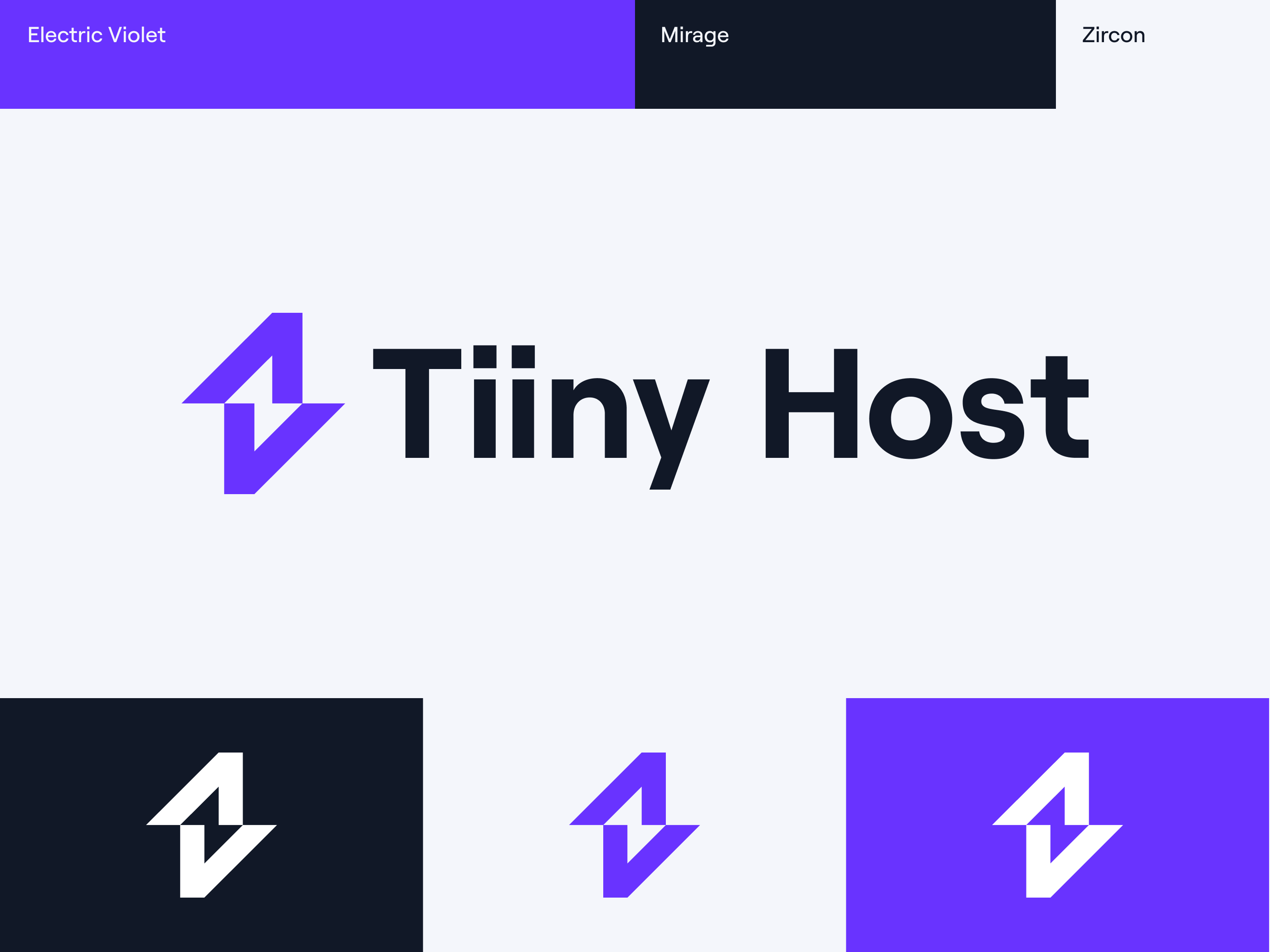 Tiiny Host | Logo Concept arrows bolt branding design dropbox electric file hosting file sharing google drive graphic design lightning logo purple speed vector