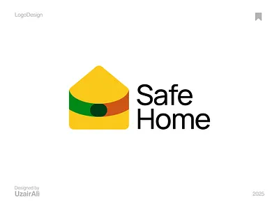 Safehome logo design concept Hug or protection logo design brand identity branding care charity colorful community logo graphic design help home home care house hug logo logo design non profit protection real estate