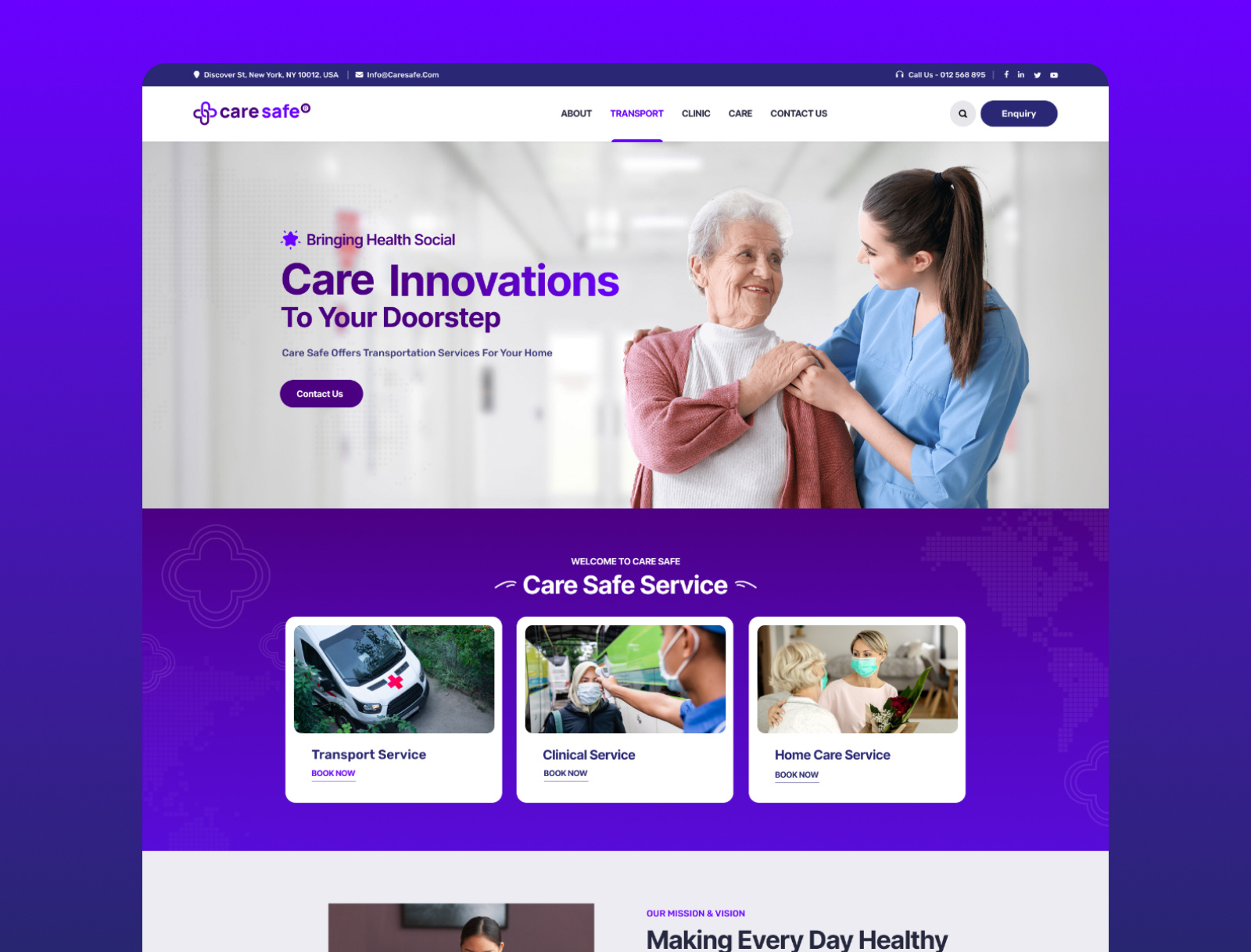 Old Care Services Website Design care healthcare medical doctor ngo nursing nursing home old age old home retirement home senior living senior nursing care