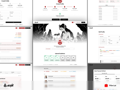 NUWA - An AI-powered Platform Reconstructing Human Identity branding graphic design ui
