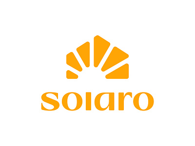 Solaro resort hotel brand branding design graphic design hom home home logo hotel hotel logo illustration logo logotype mark minimal motel negative space resort rest sea sun