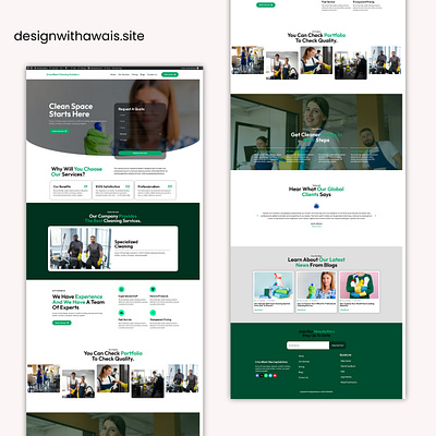 UltraClean Cleaning Solutions – Website Design branding design illustration logo ui w web development website website design wordpress wordpress website