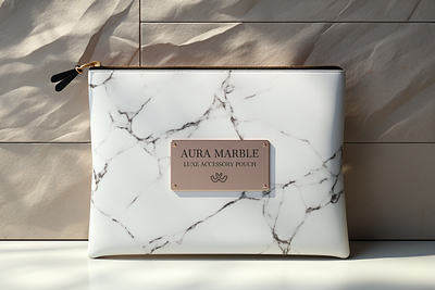 Luxe Accessory Pouch Design with Rose Gold Accents 💎✨ dribbble shots