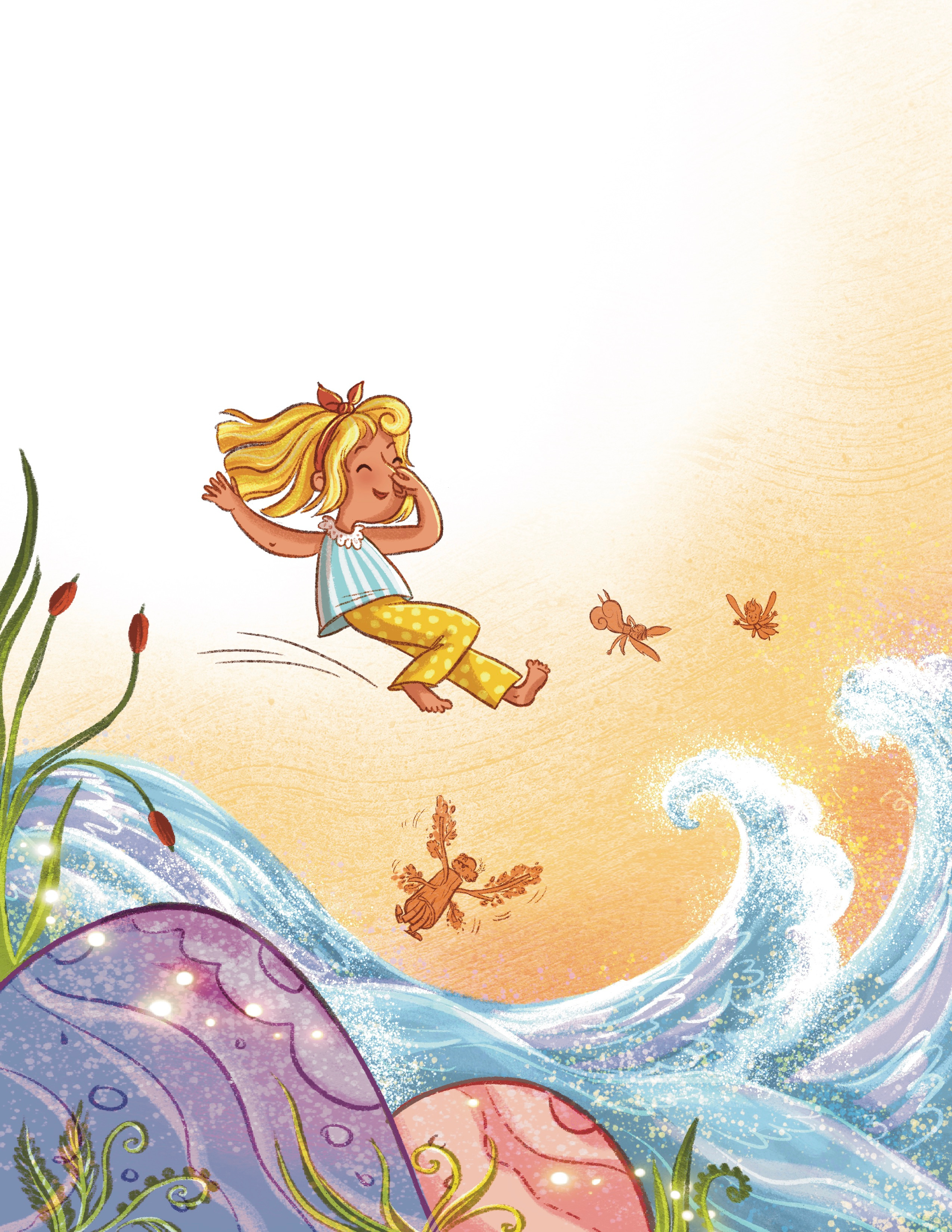 Lisa and Her Fairy Friends – Picture Book Illustration children book art children book illustration cildren book hand drawn illustration kidlit illustration procreate whimsical illustration