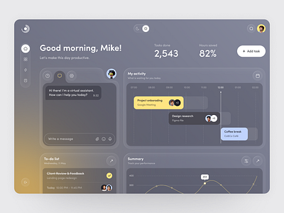 Website for a Productivity SaaS ✦ Intellecta design interface product service startup ui ux web website