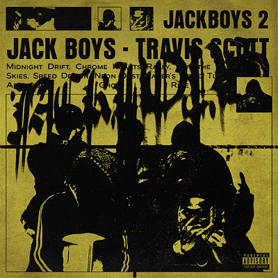 Jack Boys alternative cover art album art collage cover art design graphic design mixed media