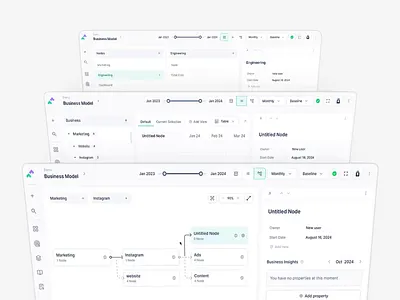 Business Modelling for Fintech | Kanban, List & Tree Flow View animation business app business modelling excel finance finance dahsboard finance platform fintech kanban view list view management app multi level nodes paypal properties revoult tree flow view web app