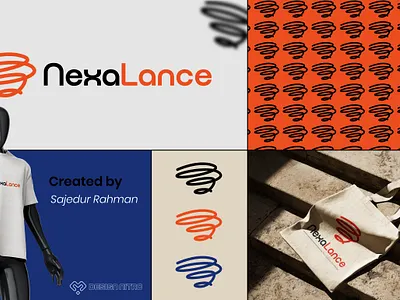 NexaLance - Digital Marketing Agency brand identity branding digital marketing logo logo concept logodesign ui design