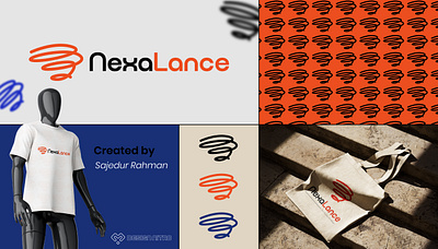 NexaLance - Digital Marketing Agency brand identity branding digital marketing logo logo concept logodesign ui design