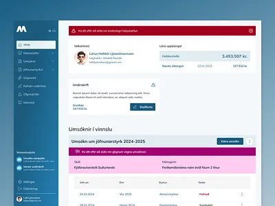 Menntasjódur design iu