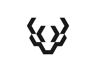 Deer Code logo abstract animal antler branding code deer deer logo design digital geometric graphic design icon logo logo design logo designer software symbol tech