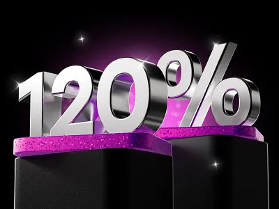 120 percent 3d bank cgi cinema 4d fintech percent