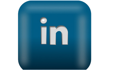 3D LinkedIn Logo Model 3d animation app branding design graphic design illustration logo motion graphics typography ui ux vector