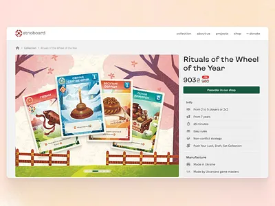 Board Game Publisher Website e comerce ui ux web web design webflow website