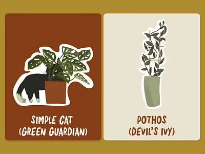 Teodim — Illustration Cards brand design branding branding inspiration character cool branding design fine art graphic design illustration illustrator plant stickers