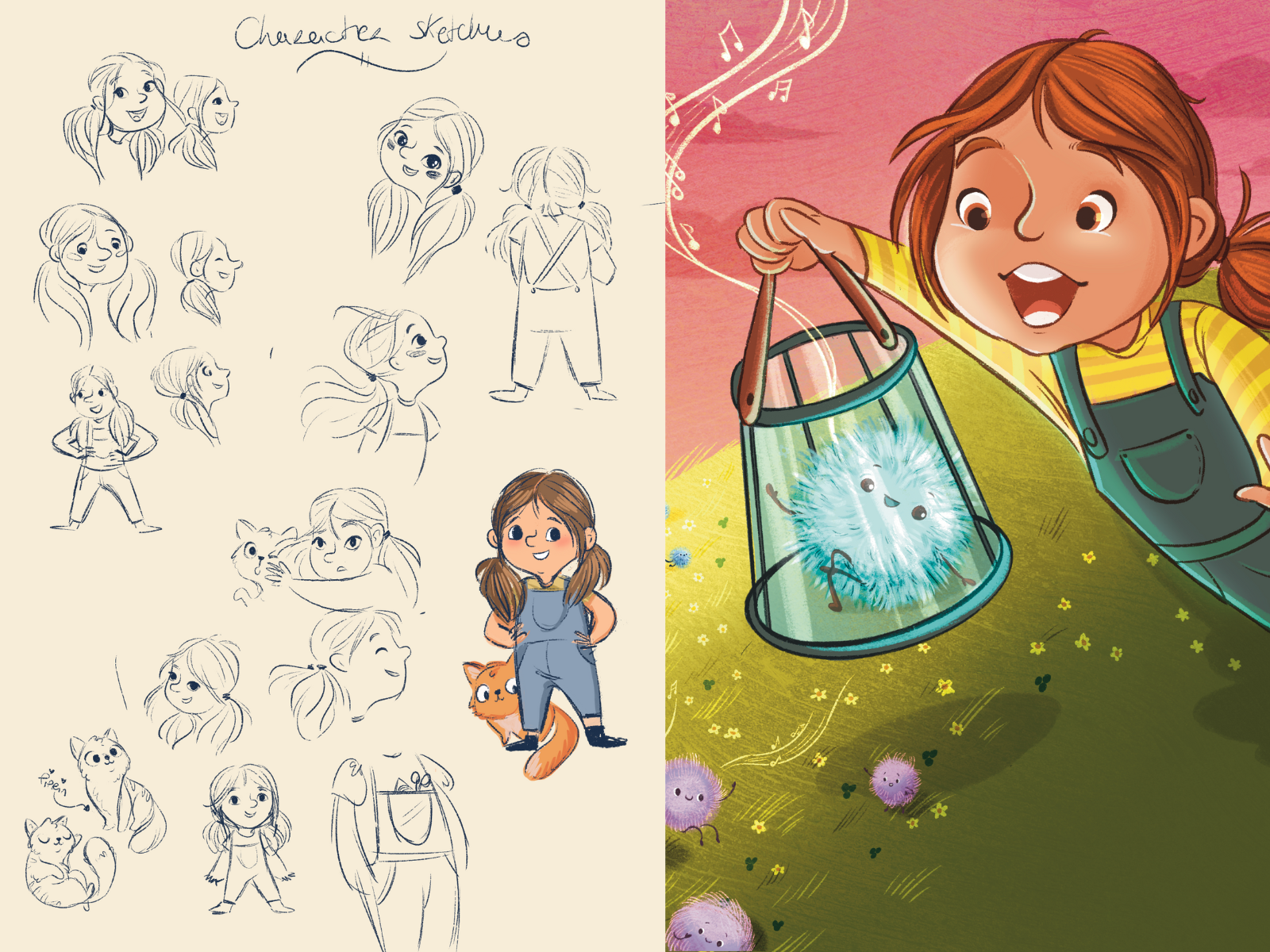 Example of Custom Character Design ~Storybook Style