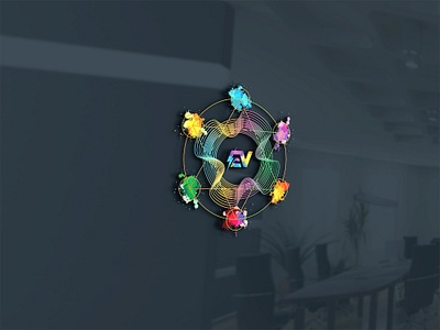 EV Sacred Geometry Universe Logo 3d logo branding ev logo flat logo geometric geometry geometry logo gradient logo logo minimal logo modern logo mystical mystics sacred sacred geometry spiritual logo universal logo universe vibrant logo