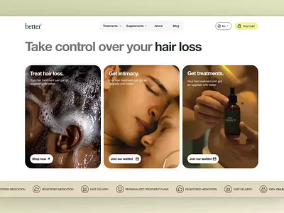 It’sBetter — Modern Wellbeing Platform UX/UI branding productdesign uiux wellnessapp