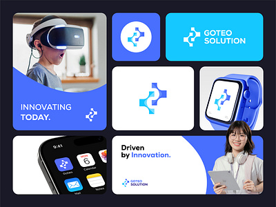 Technology Logo of Goteo . software logo , Brand Identity branding computer futuristic graphic design identity internet it logo letter logo software software logo startup logo tech tech logo technology technology icons technology logo