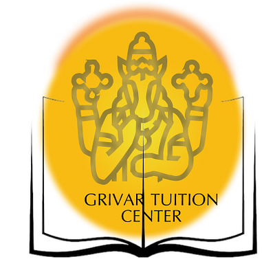 Grivar Tuition Center Logo book colorgradient ethinic figma graphic design higreevar logodesign study tuitioncenter unique