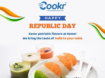 Republic Day - Cookr branding graphic design