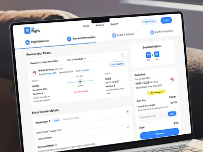 Flight Booking Website UI – Booking & Payment Page ✈️ app design branding clean design design agency flight booking app flight booking ui flight booking website illustration minimal payment page ui ui ux design ui ux design agency ui ux designer ux ux design web design
